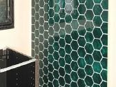32vnt Lipnios 3D hexagon sienų plytelės