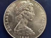 Naujoji Zelandija 1974 1 Dollar Cu-ni - nuotraukos Nr. 2
