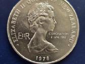 Naujoji Zelandija 1978m 1 Dollar Cu-ni - nuotraukos Nr. 2