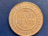 Australija 1922m 1 Penny bronze - nuotraukos Nr. 2