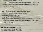 Akumuliatoriaus kroviklis Bc-t10