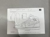 Nike Air Jordan 1 Mid Bread Text (Gs) batai - nuotraukos Nr. 7