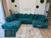 Parduodamas svetainės sofa-kampas