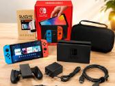Nintendo Switch Oled su priedais