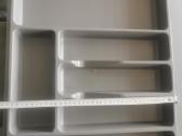 Dėklas stalčiui virtuviniam 540x490 mm pilkas - nuotraukos Nr. 3