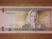Lietuvos 1 lito banknotas
