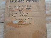 Šaudymo knygelė ( tarpukaris ) nr 1