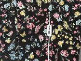H&m moteriška juoda mini suknelė su gėlių raštu - nuotraukos Nr. 2