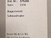 Festo Vuvs-l20-b52-d-g18-f7-1c1 elektromagnetinis - nuotraukos Nr. 5