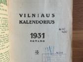 Vilniaus Kalendorius 1931 metams - nuotraukos Nr. 2