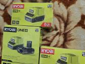 Ryobi akumuliatorius ir pakrovėjai 18v
