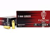 Šoviniai Fiocchi kal. 9mm Luger Fmj 115gr