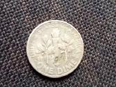 One dime 1955 s - nuotraukos Nr. 3