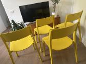 Ikea Janinge geltonos kėdės 4 vnt. - nuotraukos Nr. 4