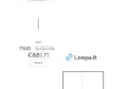 Italu dinaineriu LED šviestuvai dūminto stiklo - nuotraukos Nr. 6
