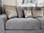 Pilka sofa-lova su miegama dalimi - nuotraukos Nr. 4