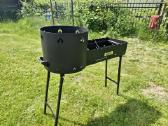 Šašlykinė- kazano krosnelė 12 l kazanui mangalas - nuotraukos Nr. 7