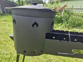 Šašlykinė- kazano krosnelė 12 l kazanui mangalas - nuotraukos Nr. 20