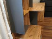 Rašomasis stalas su talpiu stalčium ir lentynėlėm - nuotraukos Nr. 6