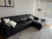 Odinė sofa Kler