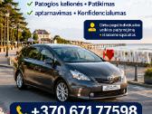 Vairuotojo paslaugos Jūsų kelionėms
