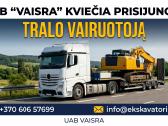 Ieškomas Tralo Vairuotojas (-A)