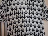 H&m juodai balta palaidinė trumpomis rankovėmis - nuotraukos Nr. 2