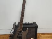 Washburn elektrinė gitara su stiprintuvu