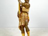 Medinė Blackamoor stiliaus žvakidė - nuotraukos Nr. 3