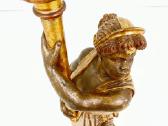 Medinė Blackamoor stiliaus žvakidė - nuotraukos Nr. 6