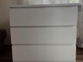 Ikea balta komoda Malm