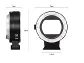 Canon mount adapteris Andoer Ef - nuotraukos Nr. 2