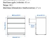 Ikea balta komoda Malm - nuotraukos Nr. 3