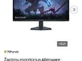 Oled 27 360hz 2k alienware - nuotraukos Nr. 2