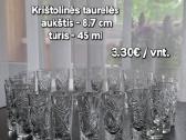 Senų laikų krištolinės taurelės - nuotraukos Nr. 2