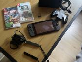 Nintendo switch geras be defektų su daug žaidimų