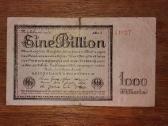 Vokietijos 1 bln markių banknotas