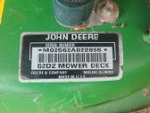 John deere 2520 2720 pjovimo deka - nuotraukos Nr. 2