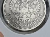 Rusijos imperija 1 rublis Nikolajus 1897