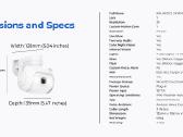 WiFi 360 Apsaugos kamera su sirena LED strobu - nuotraukos Nr. 3
