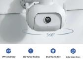 WiFi 360 Apsaugos kamera su sirena LED strobu - nuotraukos Nr. 9