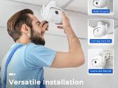WiFi 360 Apsaugos kamera su sirena LED strobu - nuotraukos Nr. 12