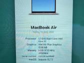 MacBook Air 13 2020.06. 1.1 Dual Core Intel Top - nuotraukos Nr. 3