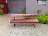 Lauko suolas 2m.80kg. kojos 44kg.senovinės tikros - nuotraukos Nr. 3