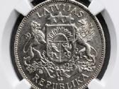 1926 Latvija 2 lati, Ngc Ms62 - nuotraukos Nr. 3
