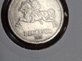Lietuva 1936 5 litai Basanavičius sidabras - nuotraukos Nr. 4