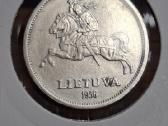 Lietuva 1936 5 litai Basanavičius sidabras - nuotraukos Nr. 10