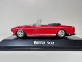 Bmw 503 Cabriolet 1956 raudona 1:43 Schuco - nuotraukos Nr. 4