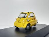 Bmw Isetta 1955 Deutsche Bundespost geltona 1:43 S - nuotraukos Nr. 3