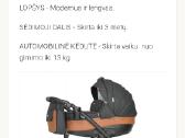 Vežimėlis Melbu Verdi 3in1